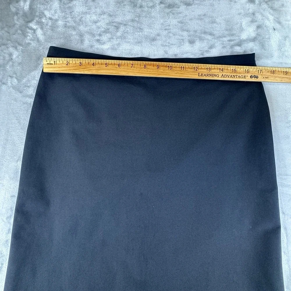 BCBG Maxazria Pencil Skirt‎ Women's 10 Black Bodycon Ruching Booty Sexy (1258)
